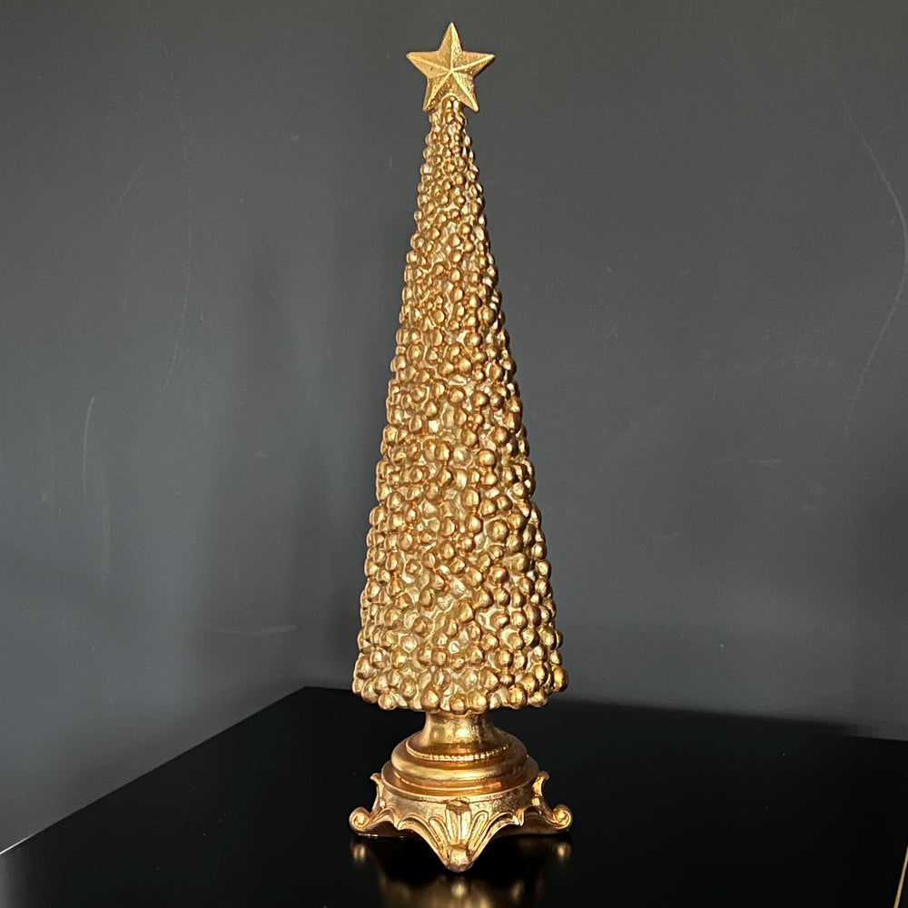 Large Gold Berry Decorative Christmas Tree