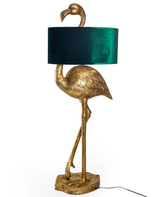 Gold Flamingo Floor Lamp